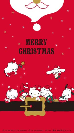 Background Sanrio Christmas Wallpaper