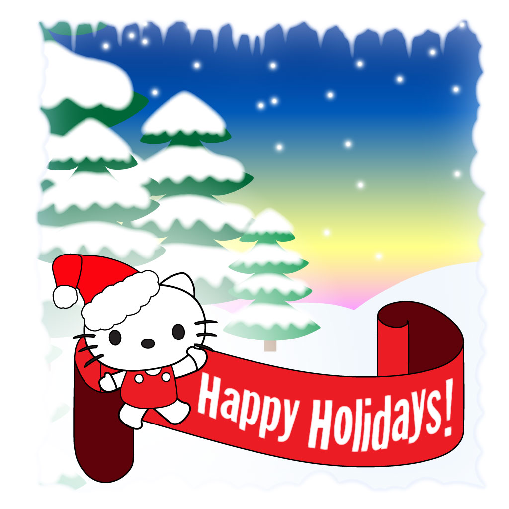 Background Sanrio Christmas Wallpaper