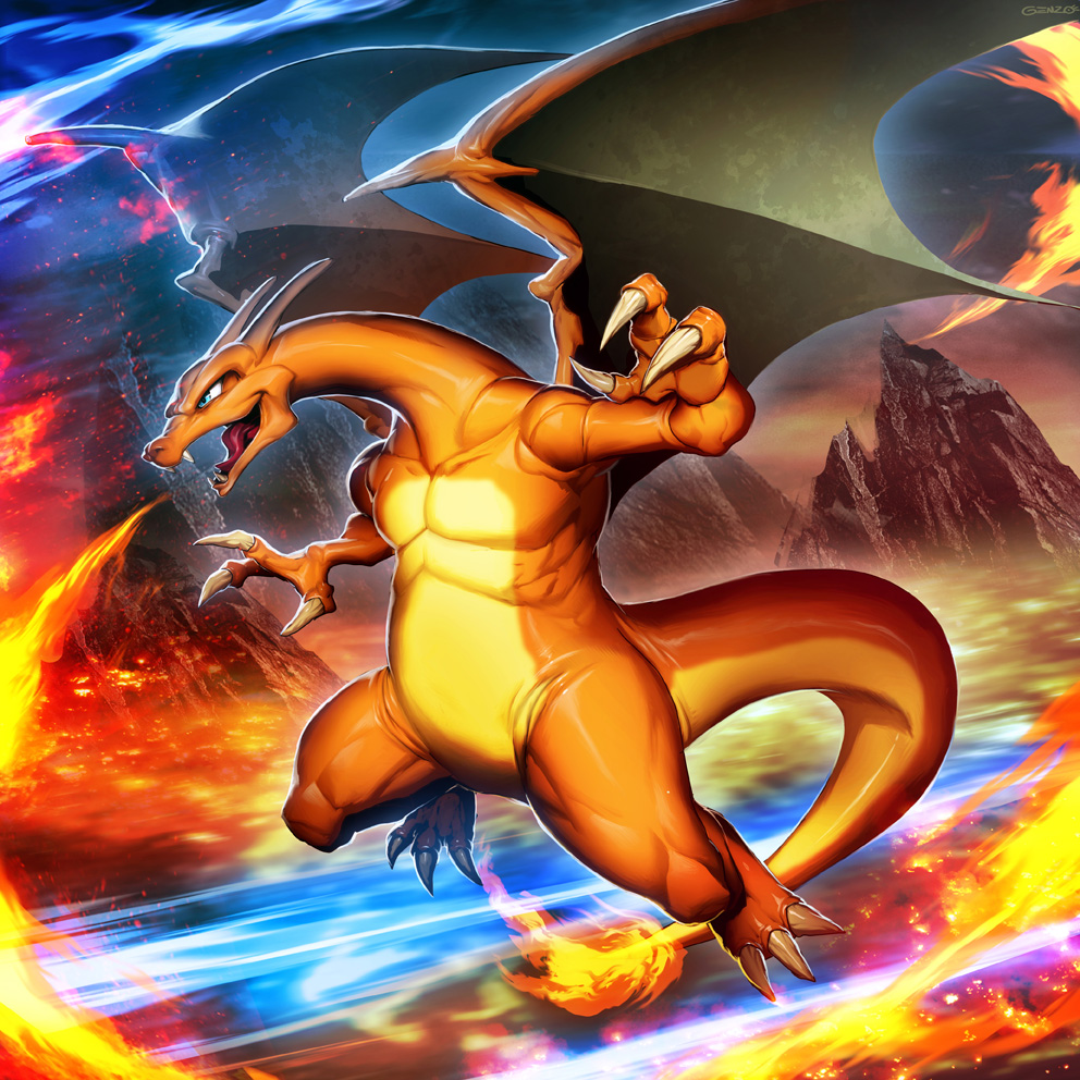 Background Charizard Wallpaper