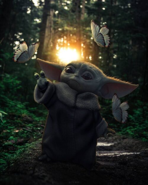 Background Baby Yoda Wallpaper