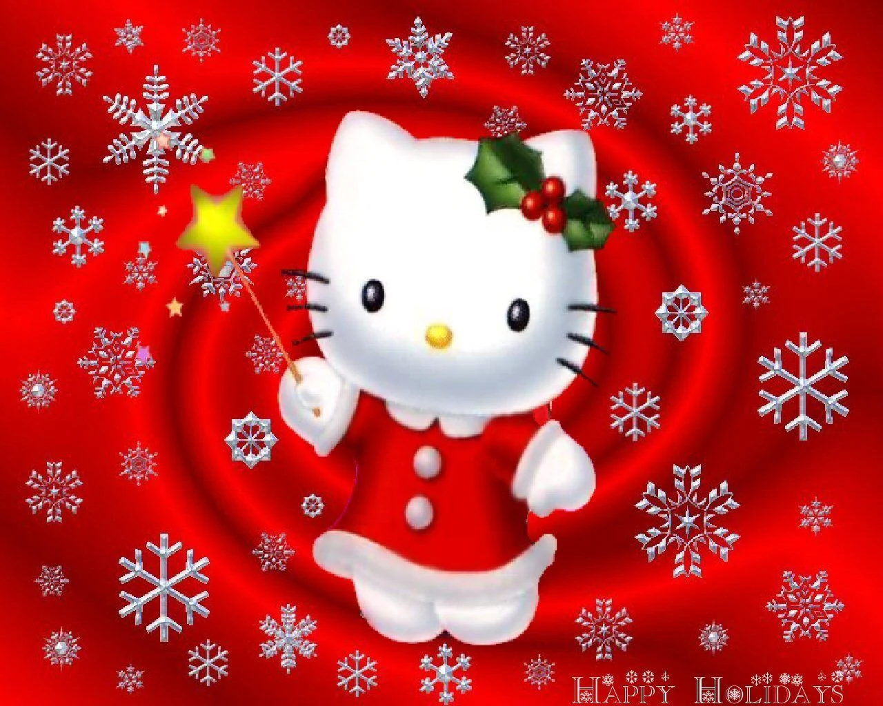 Background Sanrio Christmas Wallpaper