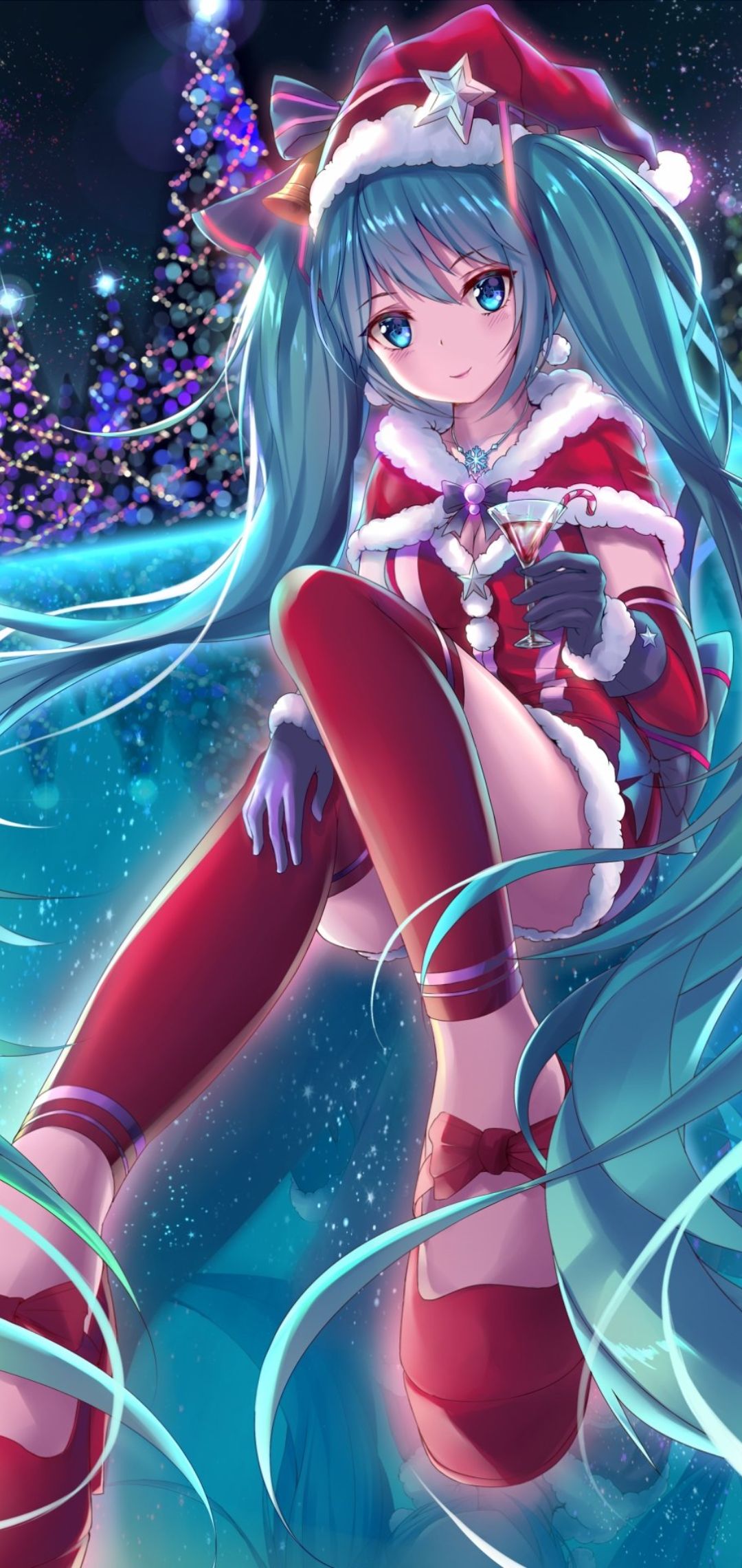 Background Anime Christmas Wallpaper