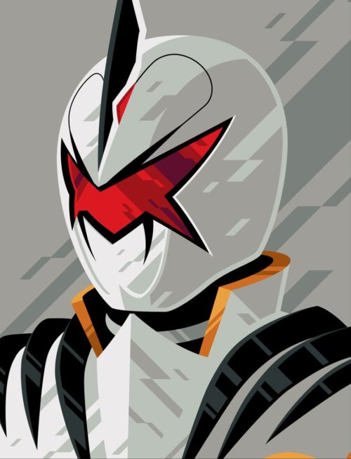 Background White Ranger Wallpaper