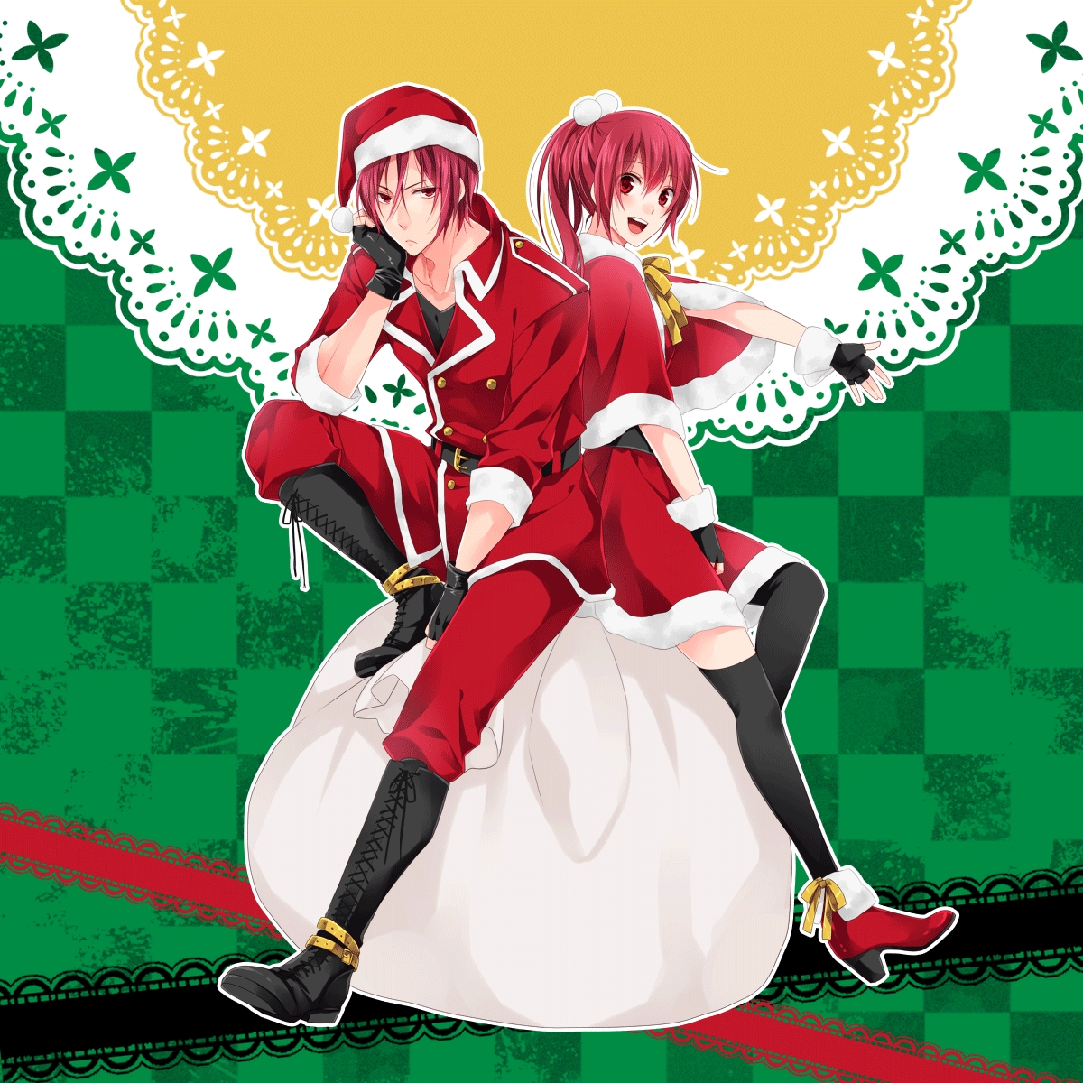 Background Anime Christmas Wallpaper