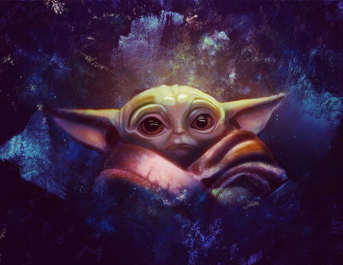 Background Baby Yoda Wallpaper