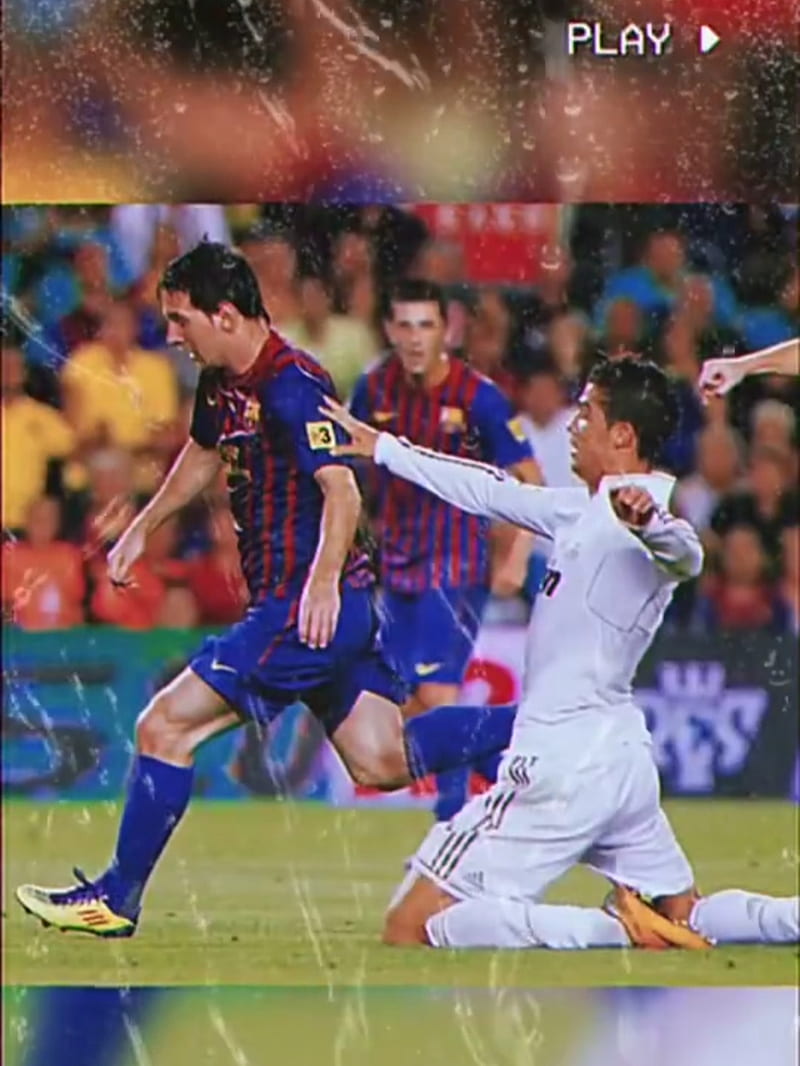 Background Messi And Ronaldo Wallpaper