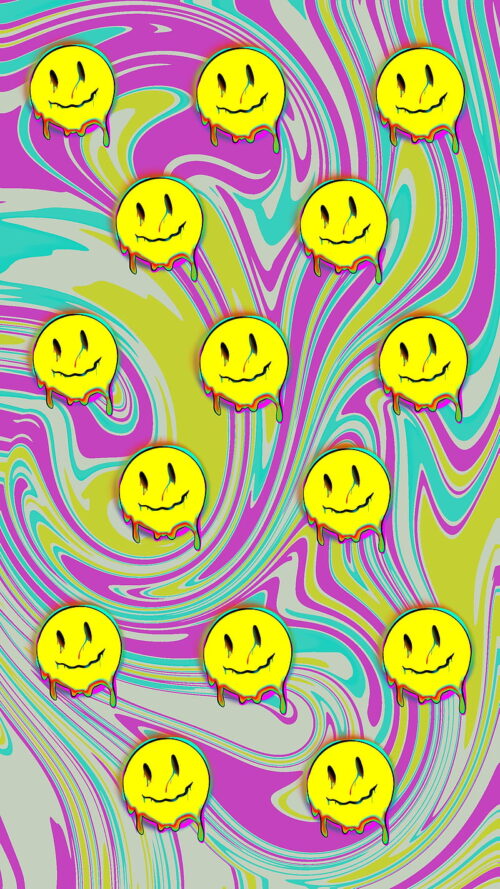 Background Smiley Face Wallpaper