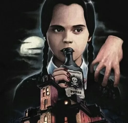 Background Wednesday Addams Wallpaper