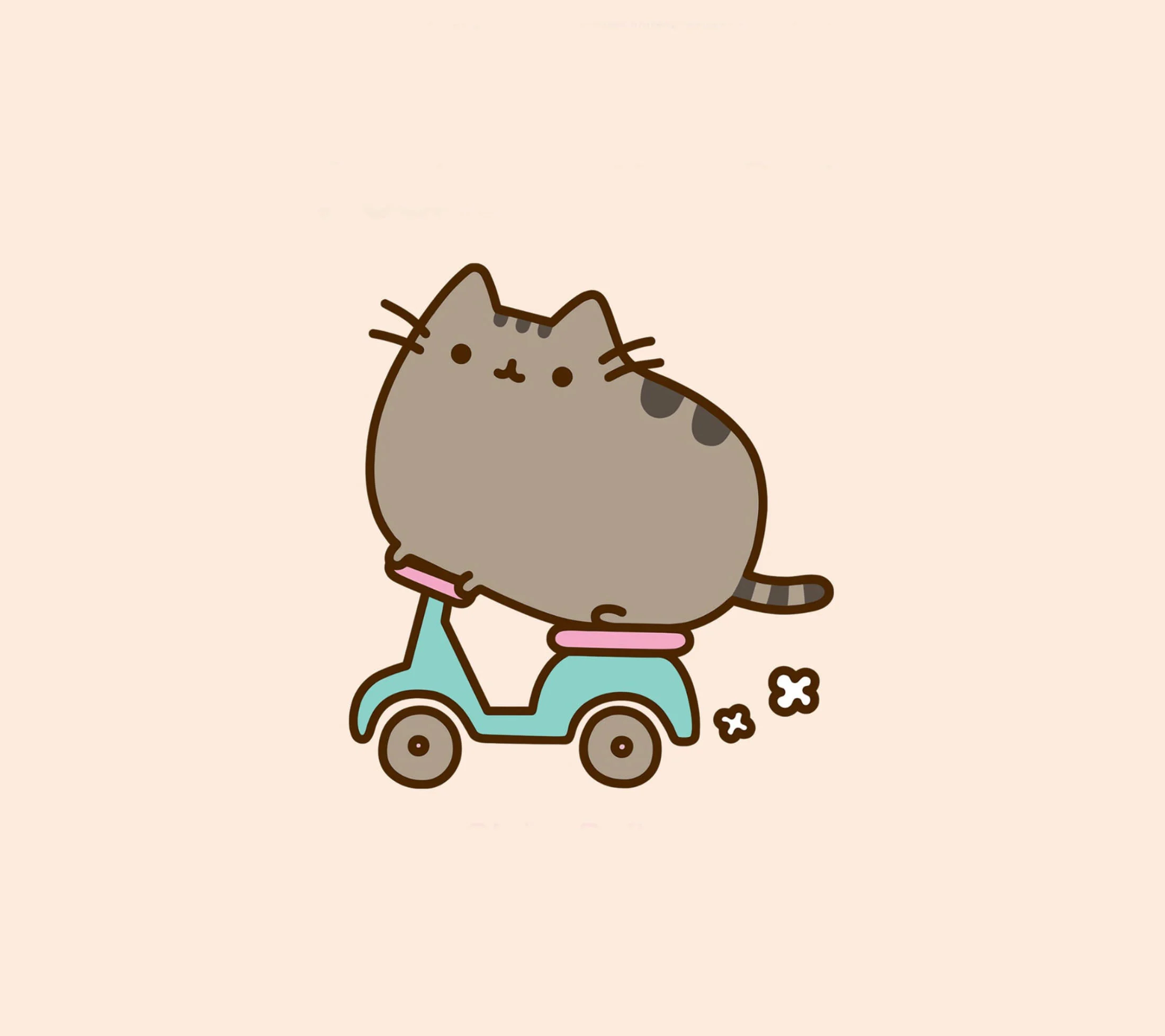 Background Pusheen Wallpaper