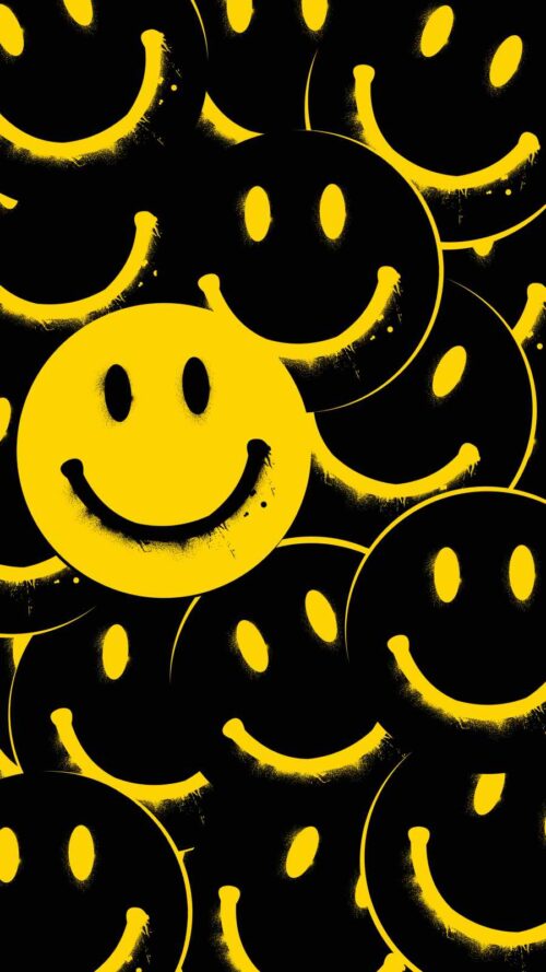 Background Smiley Face Wallpaper