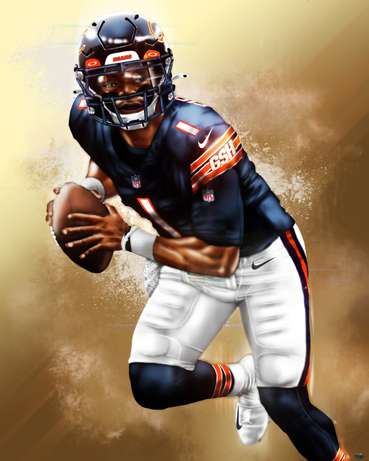Justin Fields Chicago Bears Wallpapers - Wallpaper Cave