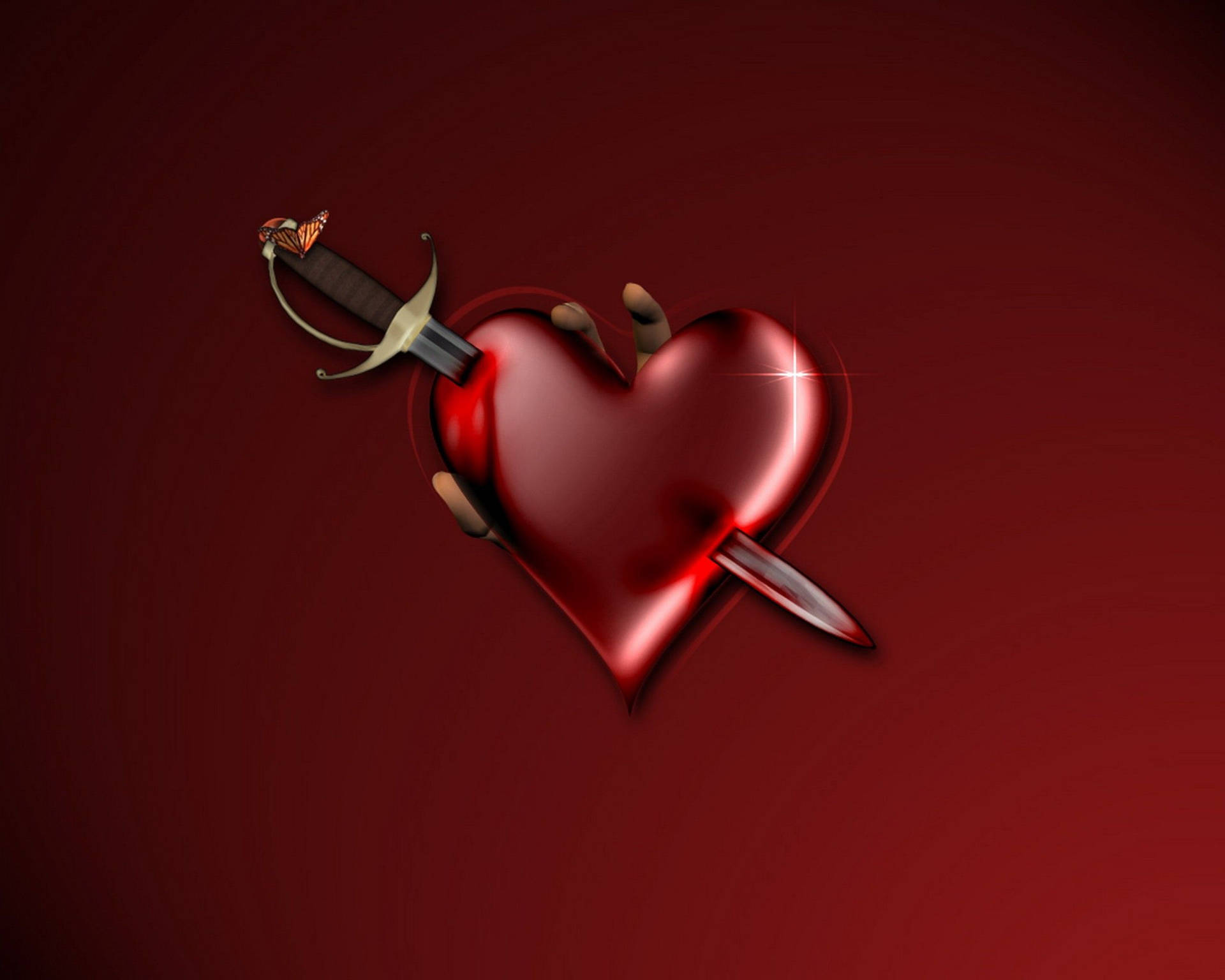 Background Broken Heart Wallpaper