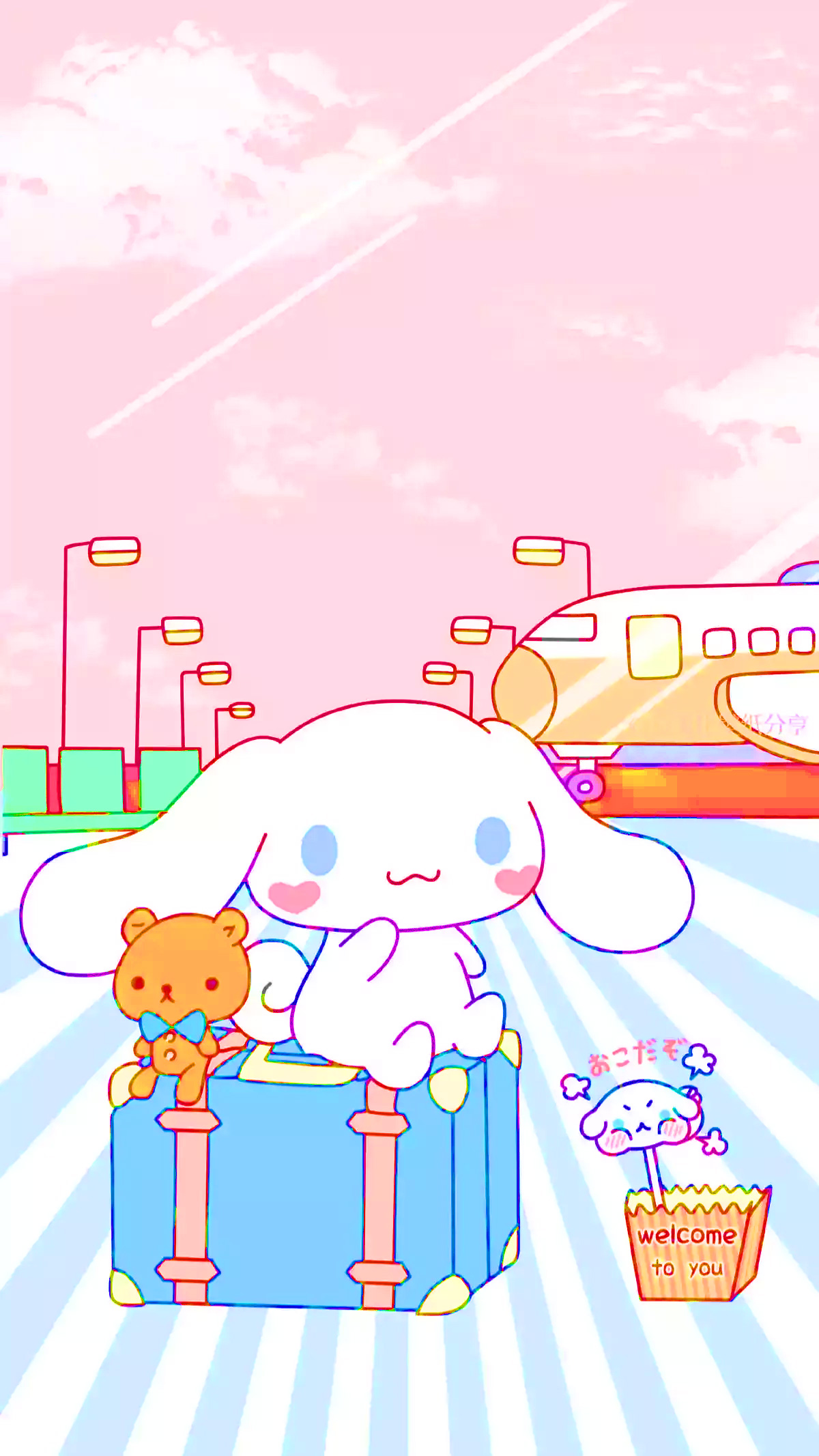 Background Cinnamoroll Wallpaper