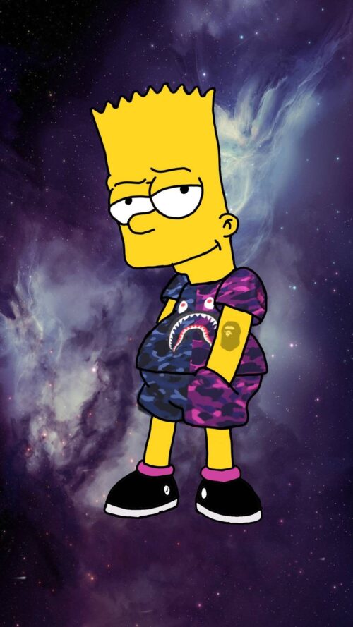 Background Bart Simpson Wallpaper