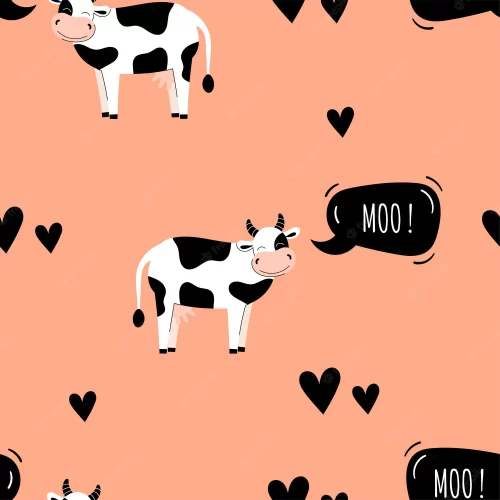 Background Cow Print Wallpaper