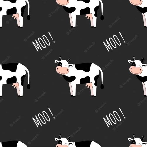 Background Cow Print Wallpaper