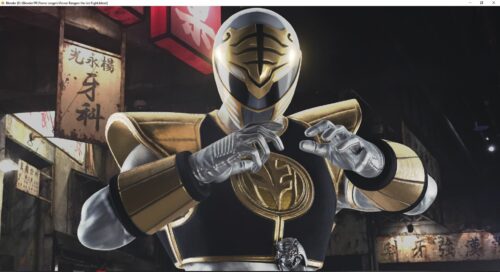 White Ranger Desktop Wallpaper