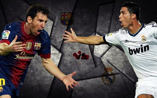 Messi And Ronaldo Desktop Wallpaper