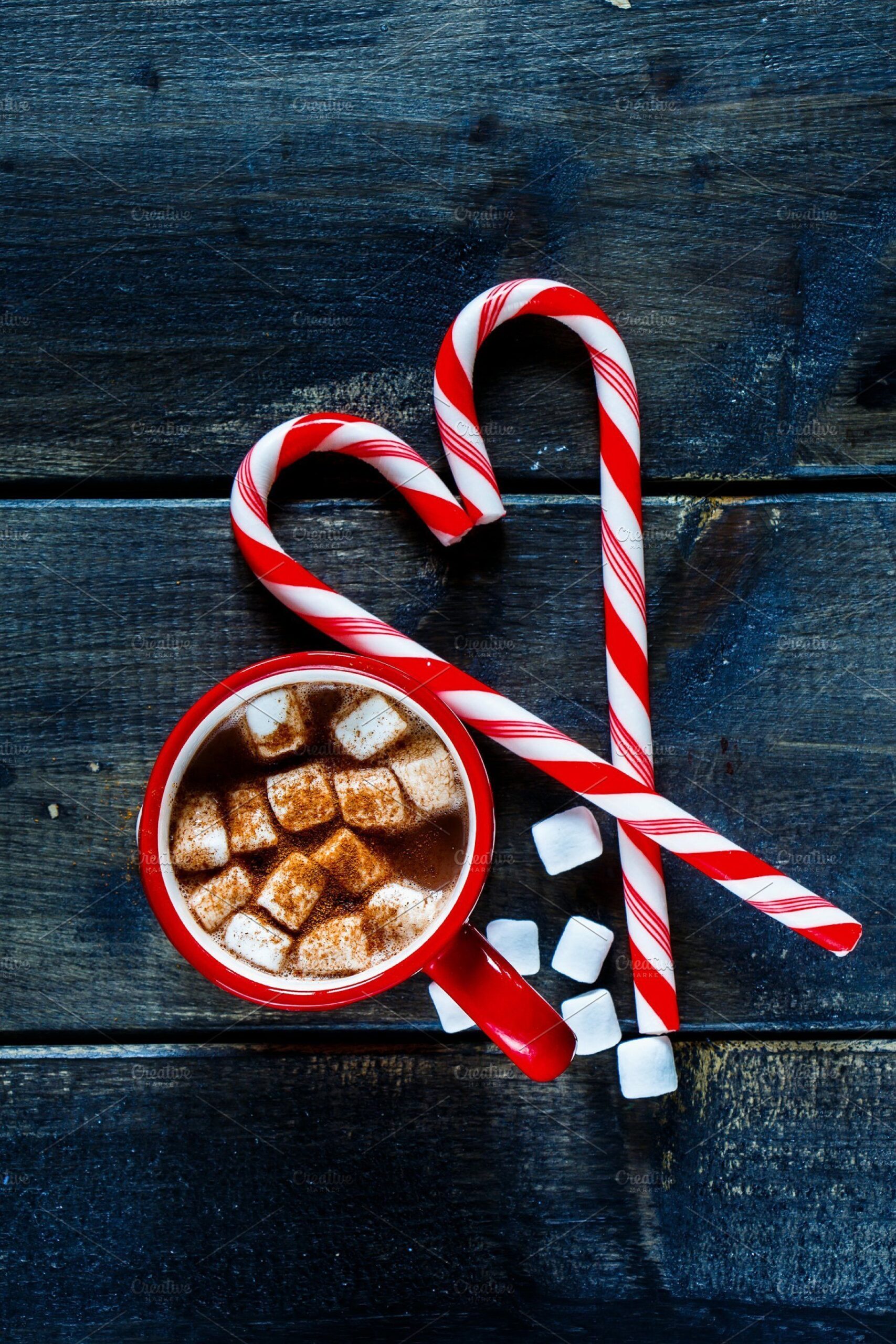 Background Candy Cane Wallpaper