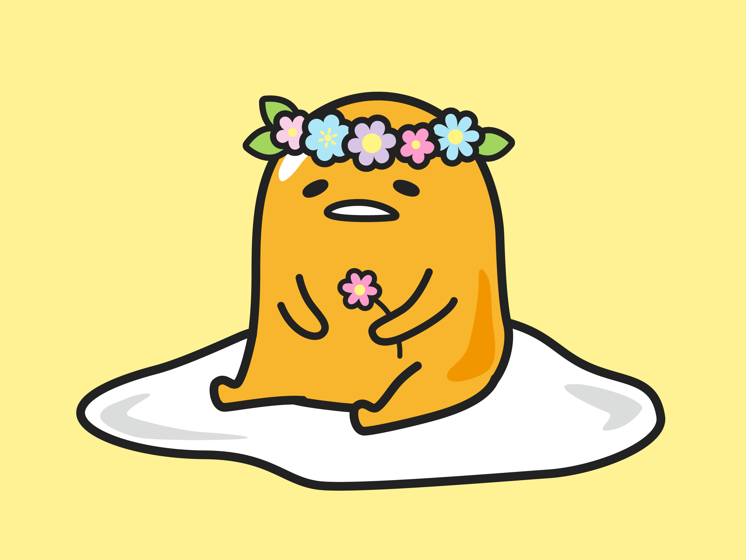 Background Gudetama Wallpaper