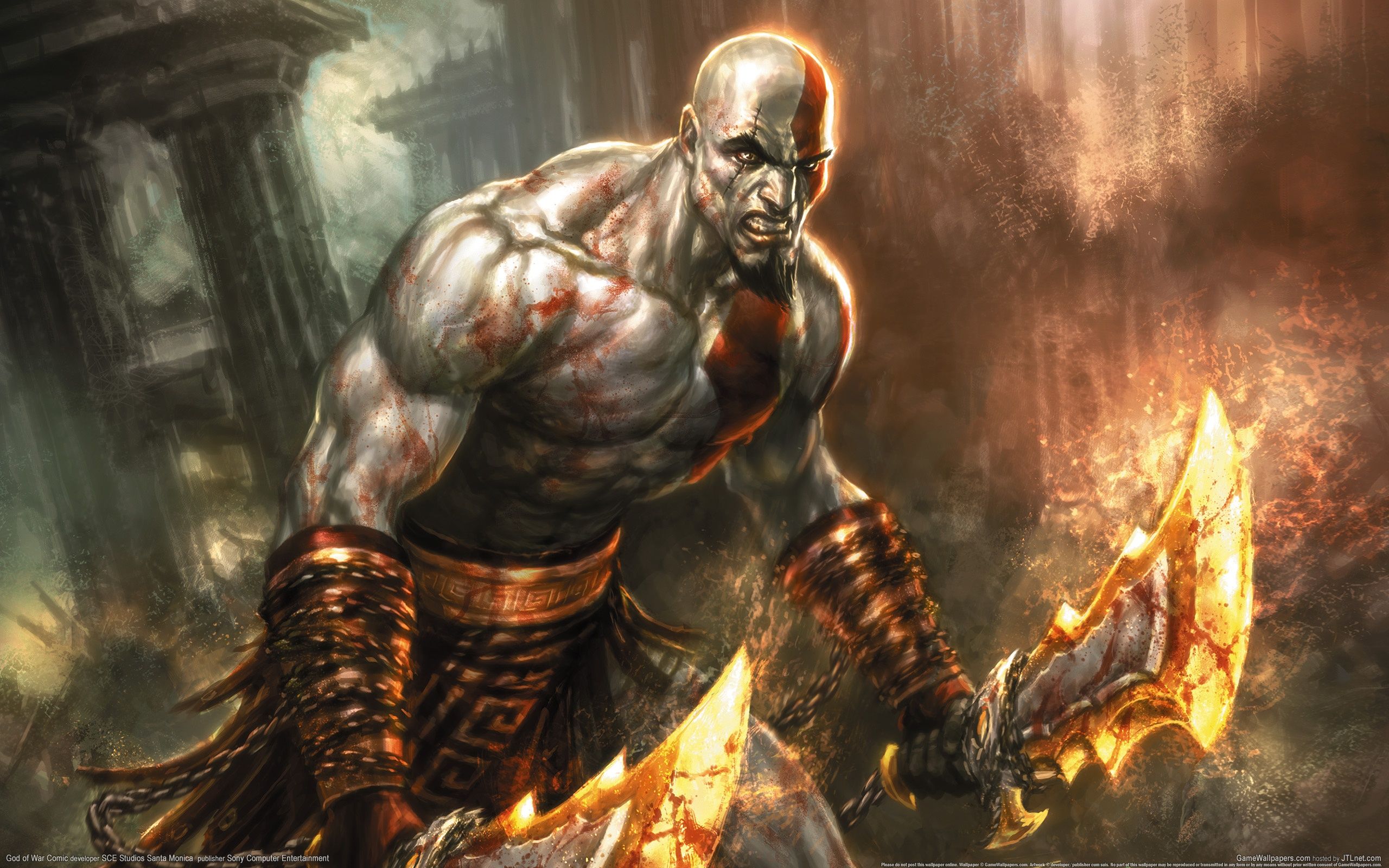 Kratos Desktop Wallpaper