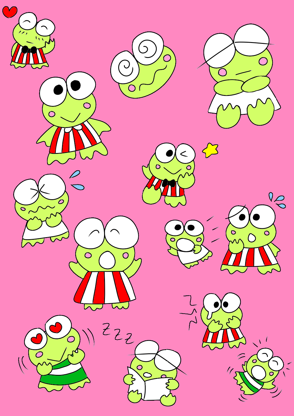 Background Keroppi Wallpaper