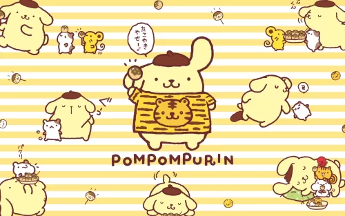 Pompompurin Desktop Wallpaper