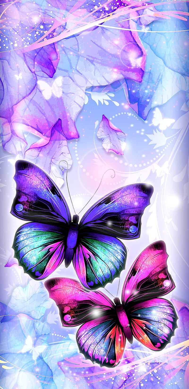 Background Butterfly Wallpaper