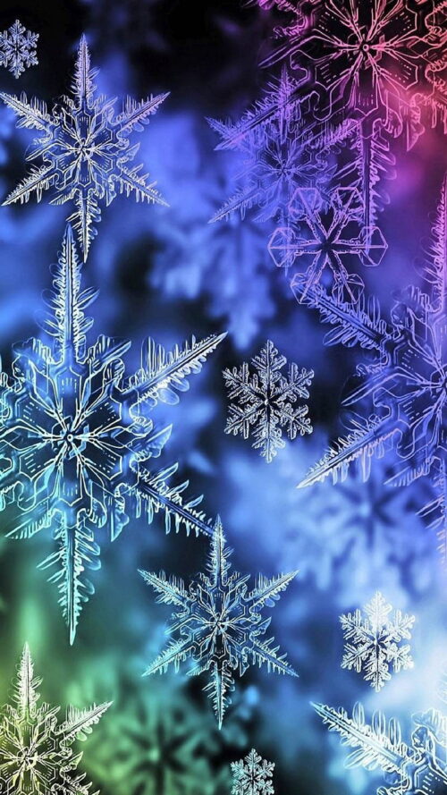 Background Snowflake Wallpaper