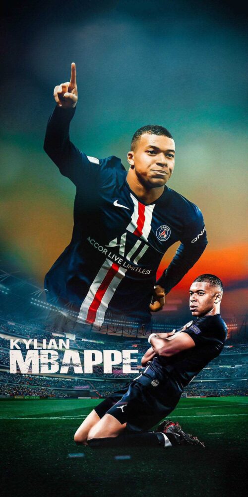 Background Mbappe Wallpaper