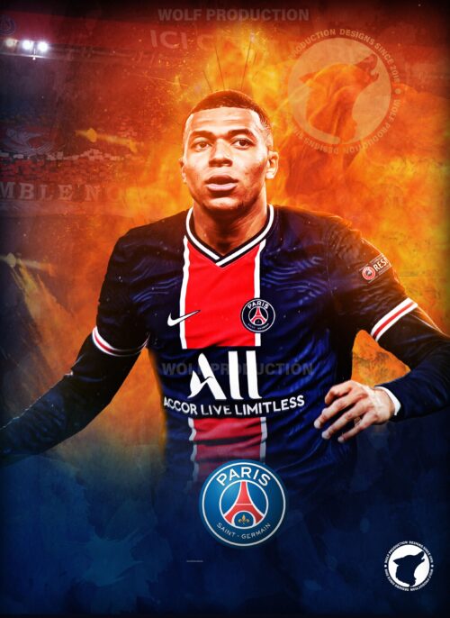 Background Mbappe Wallpaper