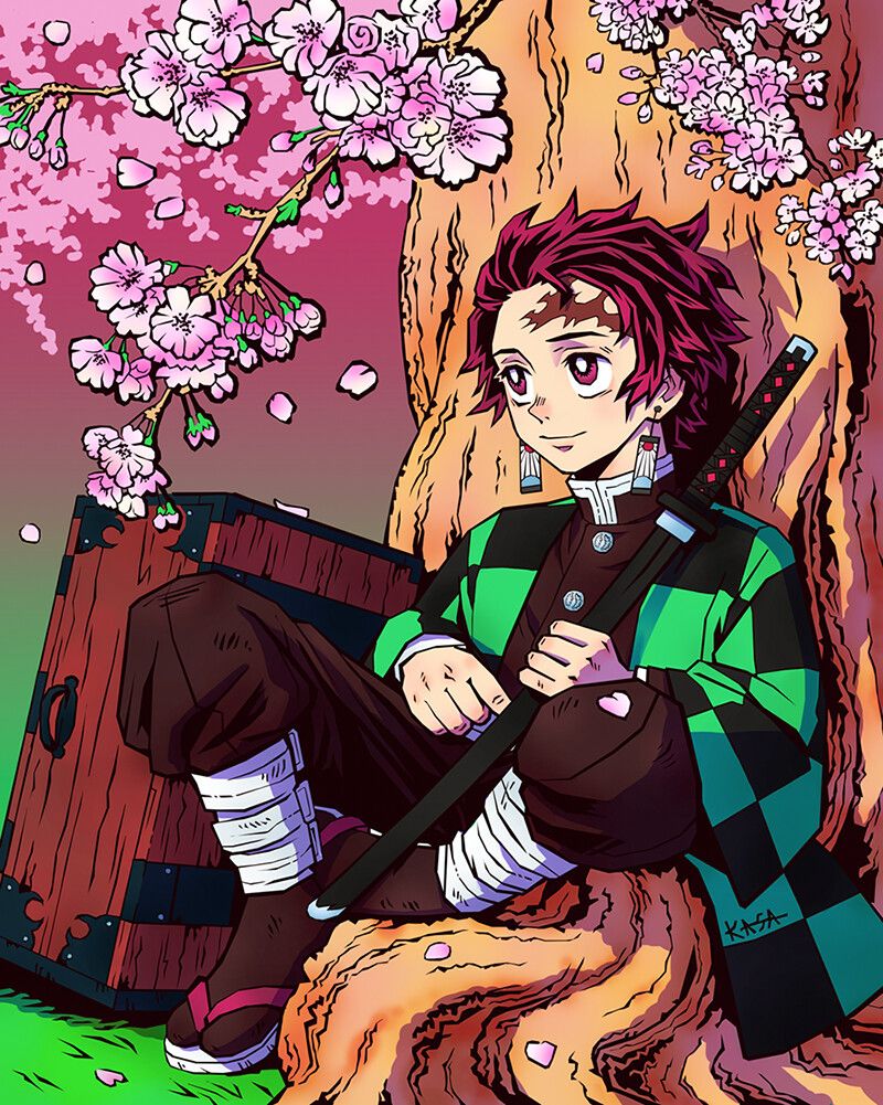 Background Tanjiro Wallpaper