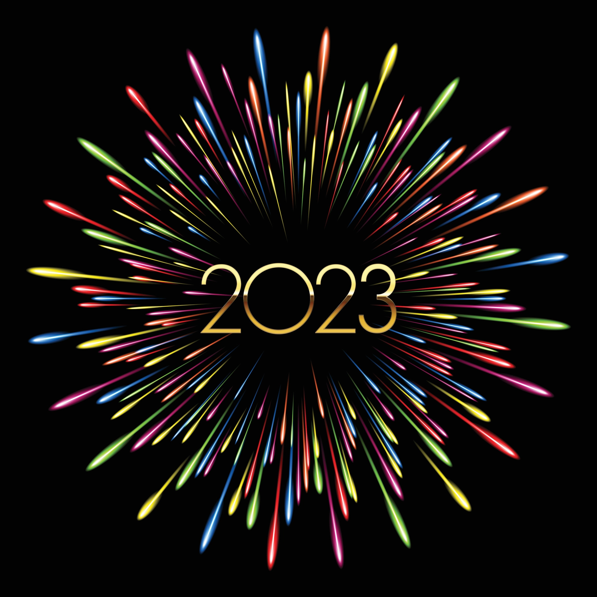 Background New Years 2023 Wallpaper