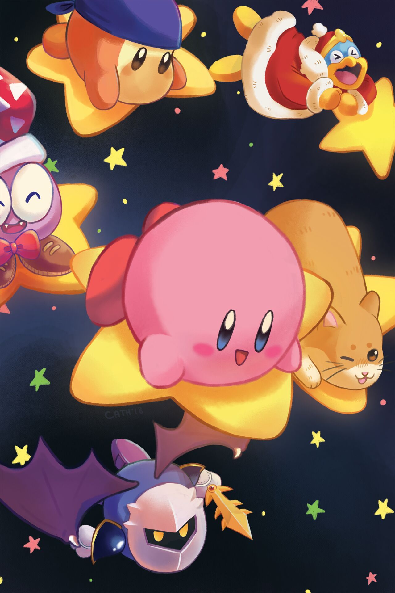 Background Kirby Wallpaper