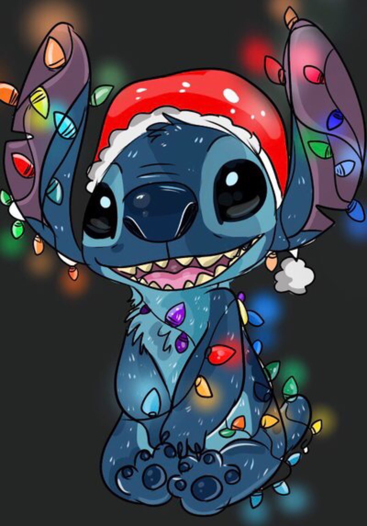 Background Stitch Christmas Wallpaper