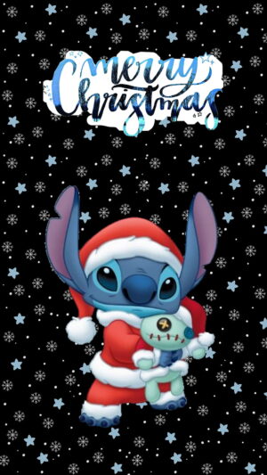 Background Stitch Christmas Wallpaper