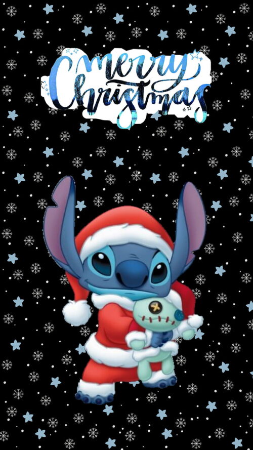 Background Stitch Christmas Wallpaper