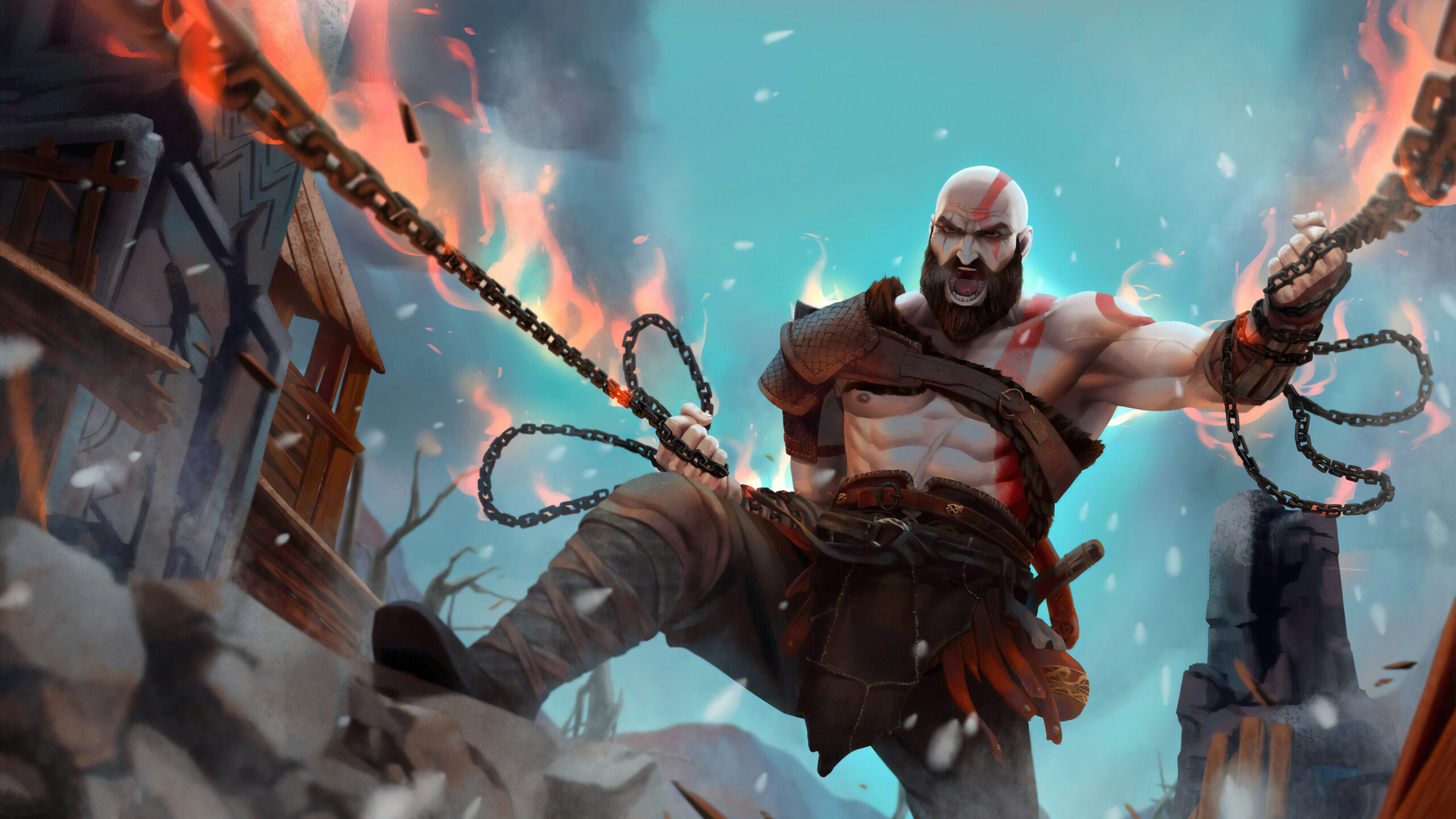 Kratos Desktop Wallpaper