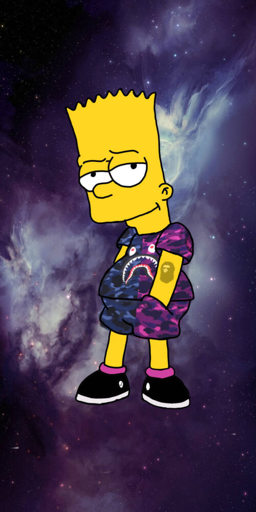 Background Bart Simpson Wallpaper