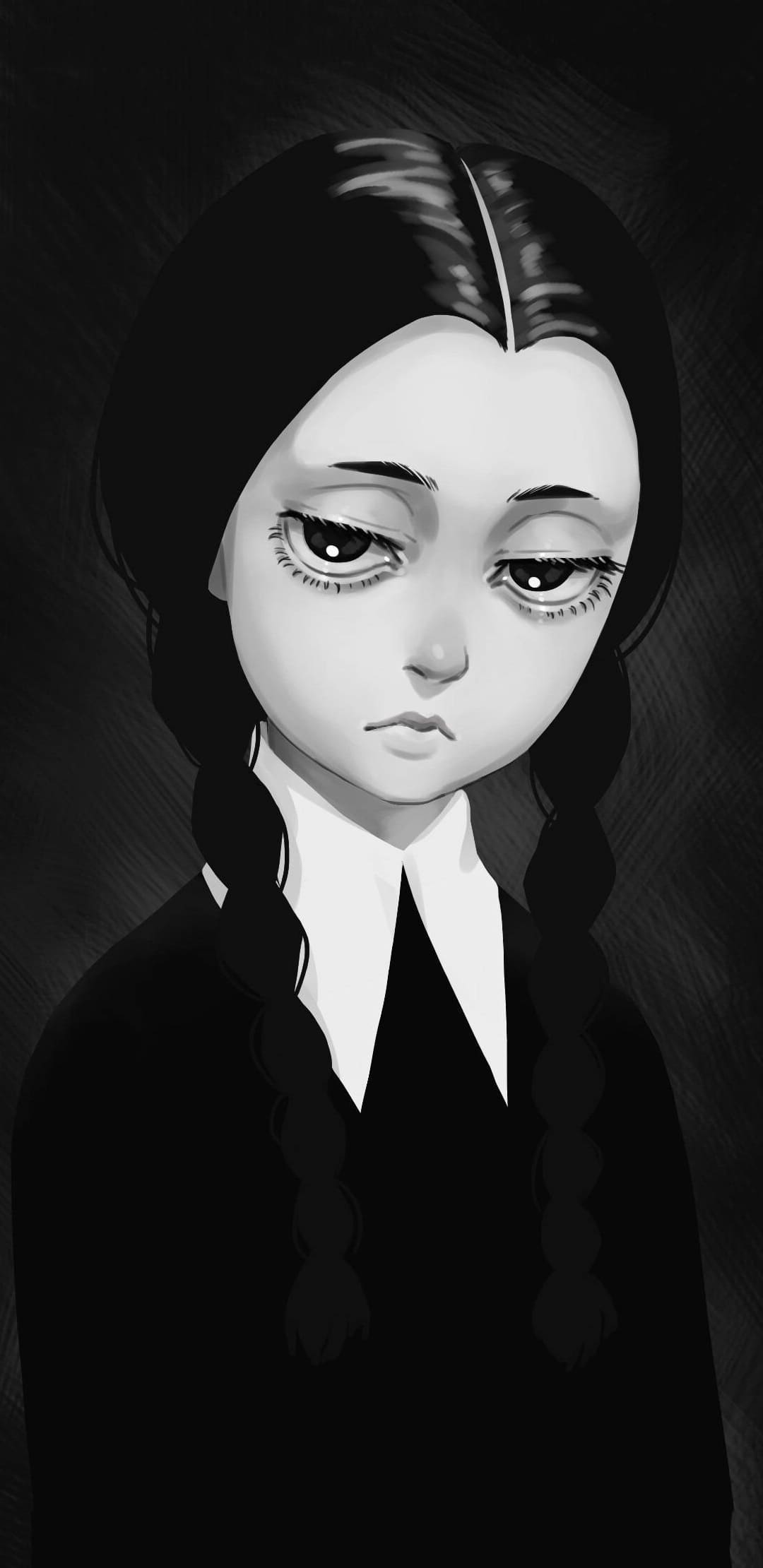 Background Wednesday Addams Wallpaper