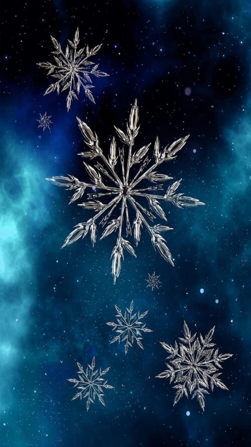 Background Snowflake Wallpaper