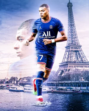 Background Mbappe Wallpaper