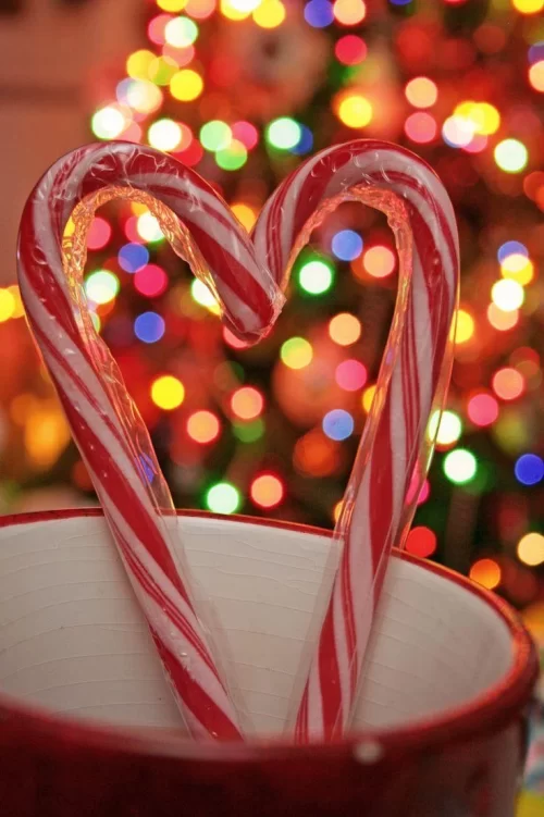 Background Candy Cane Wallpaper