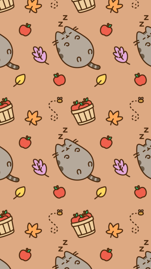 Background Pusheen Wallpaper