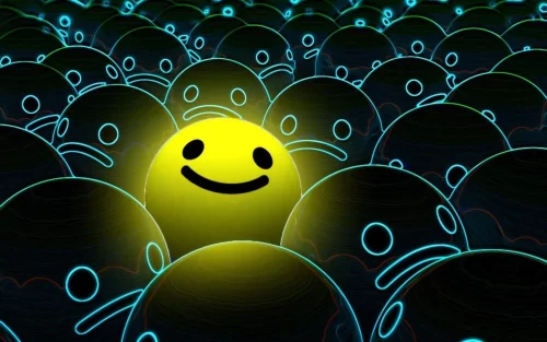 Smiley Face Desktop Wallpaper