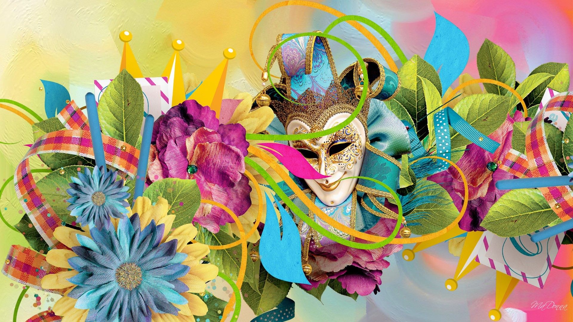 Mardi Gras Desktop Wallpaper