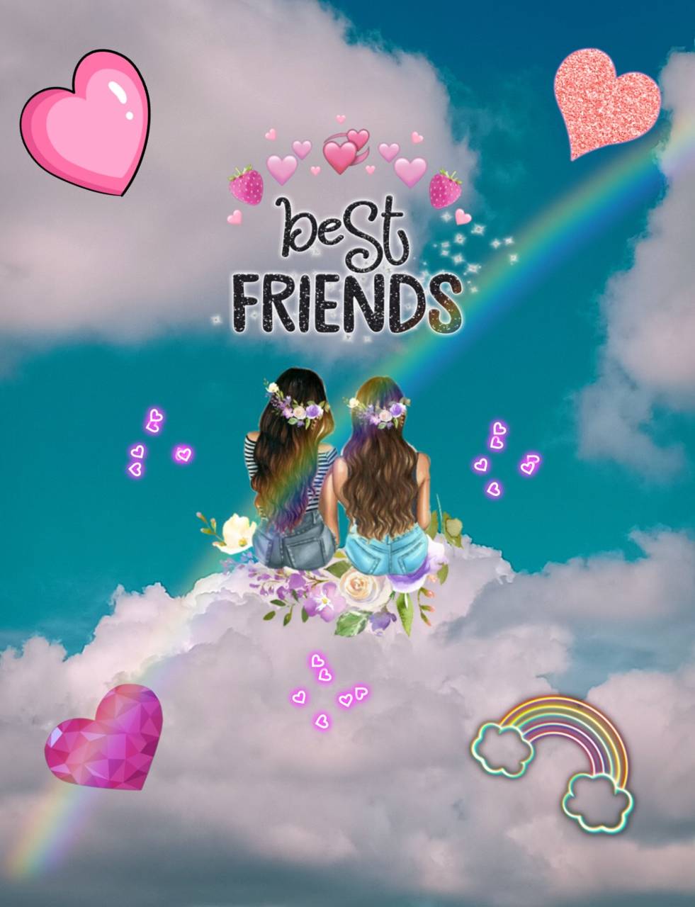 Bestie Background Wallpaper