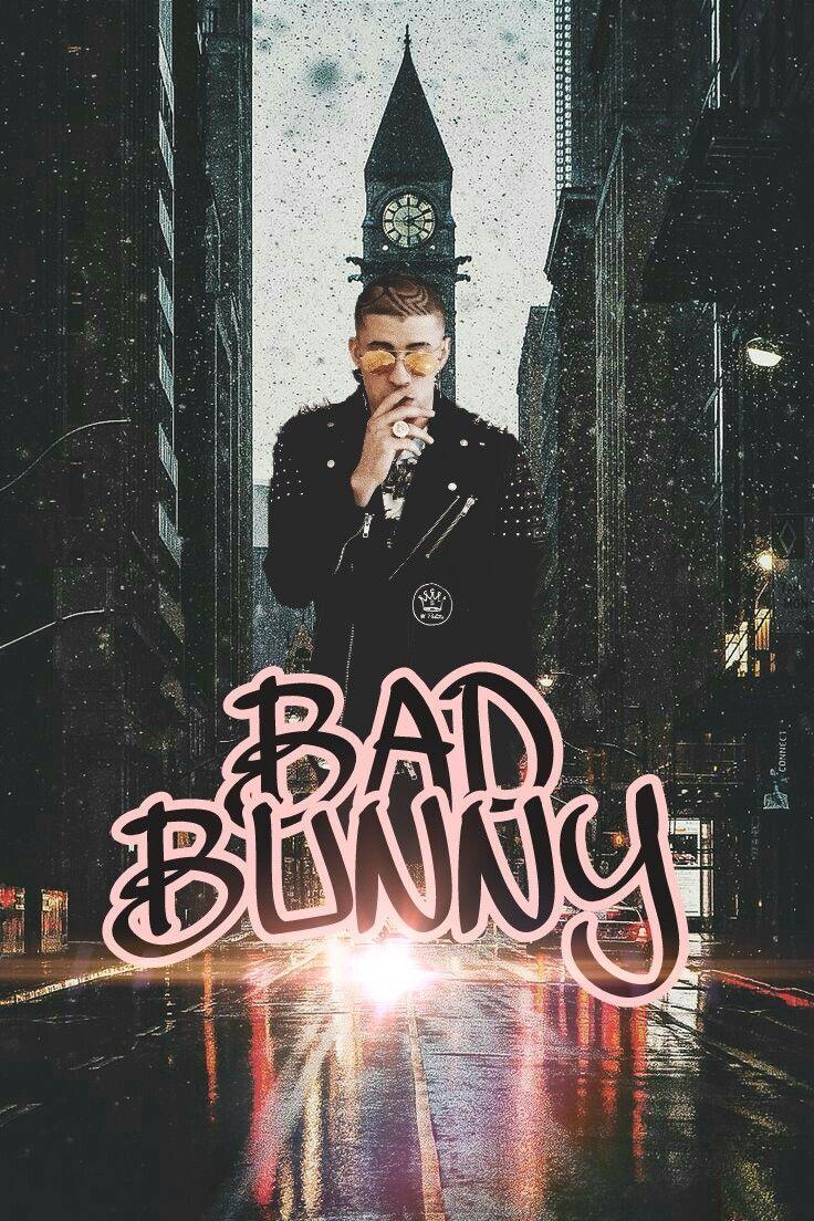 Background Bad Bunny Wallpaper