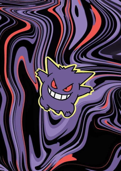 Background Gengar Wallpaper