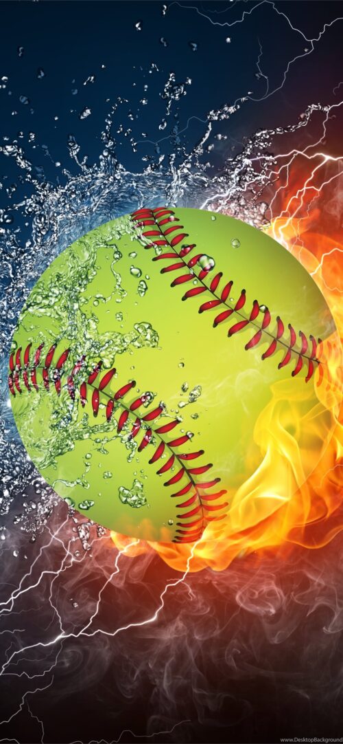 Background Softball Wallpaper